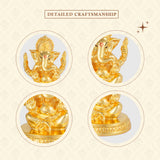 Small Golden Ganesha	- GMIDG2RGB-053