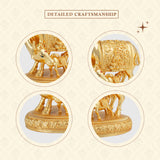Golden Cow with Calf - GMIDCC6RG-0001