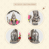 Silver Antique Murugan - GMIDMS2RSL-0023