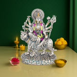 Silver Antique Durga - GMIDDU2SL-0052
