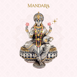 Silver Antique Lakshmi - GMIDL2RSL-0081