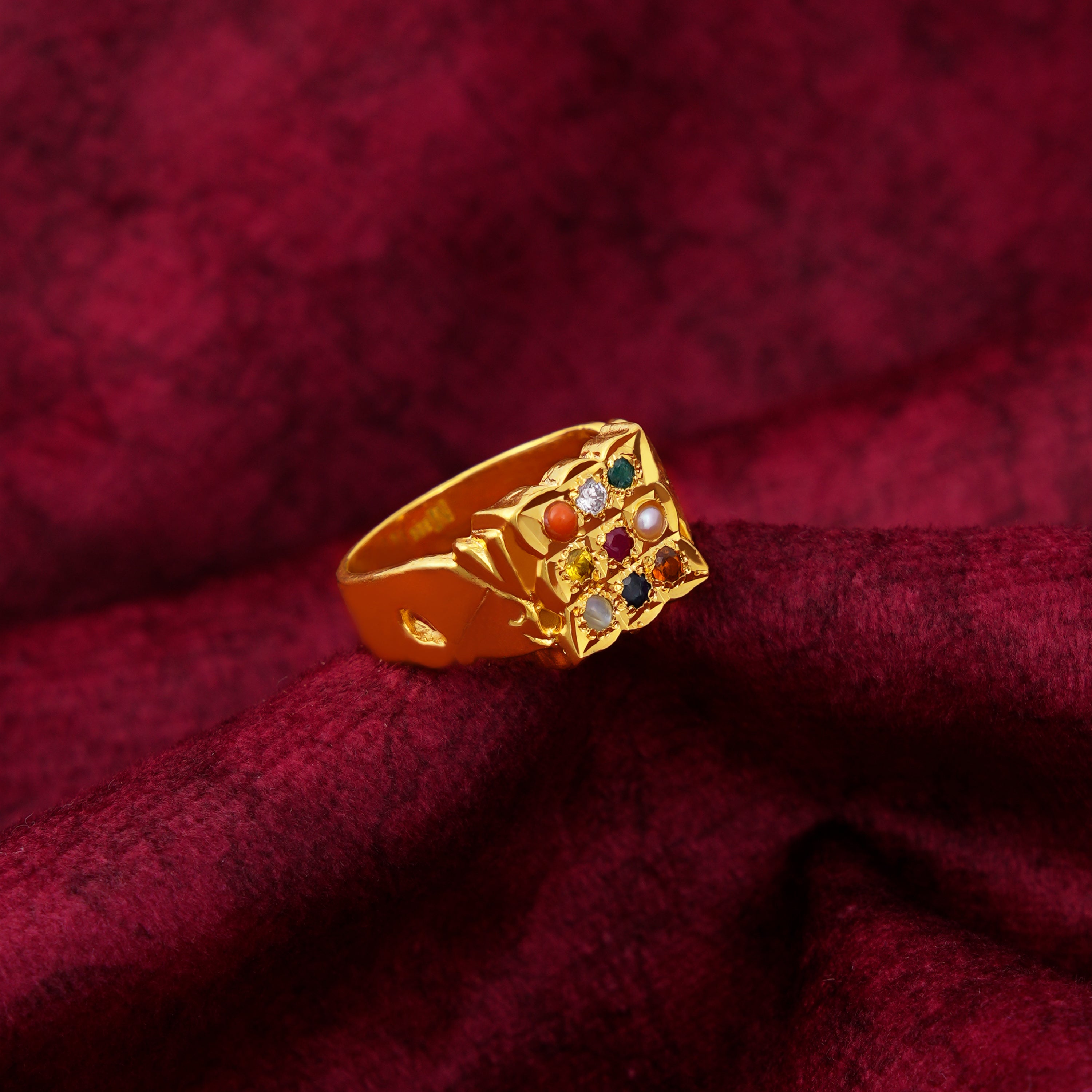 Nine Blue Rings Celestial Nine Ring - GMSLNRR2M-008 – Mandara