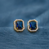 Blue Stone Stud - GMSLSST13WBL-062