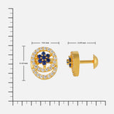 Divyana Studs - GMSLSST30WBL-052