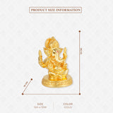 Small Golden Ganesha	- GMIDG2RGB-053