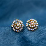 PetalGlow Studs -  GOLD GMSLSST12W-082