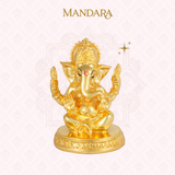 Small Golden Ganesha	- GMIDG2RGB-053